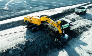 山推股份新能源挖掘機(jī)助力礦山綠色轉(zhuǎn)型